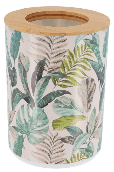 Odpadkový koš Jardin, vícebarevná/s dřevěnými prvky, 5 l