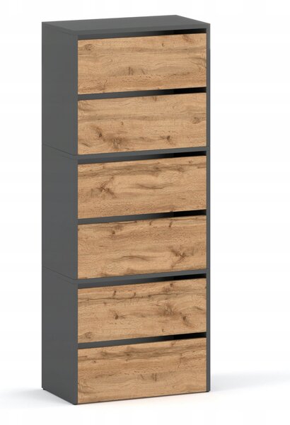 Botník Stiv-Meble 60 x 150 x 36 cm antracit