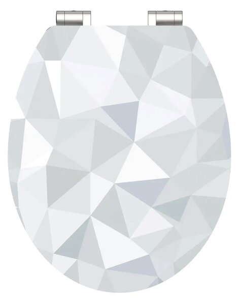 Eisl Sanitär WC prkénko MDF Soft Close Diamond High Gloss 80545