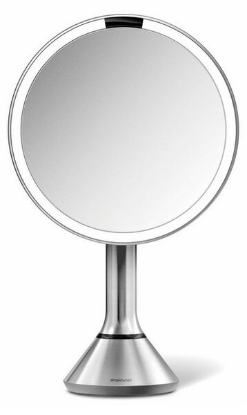 Zrcátko Simplehuman s nastavitelným jasem Dual LED, matný nerez