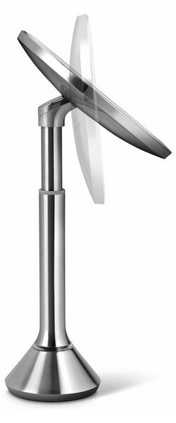 Zrcátko Simplehuman s nastavitelným jasem Dual LED, matný nerez