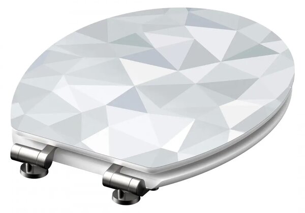 Eisl Sanitär WC prkénko MDF Soft Close Diamond High Gloss 80545