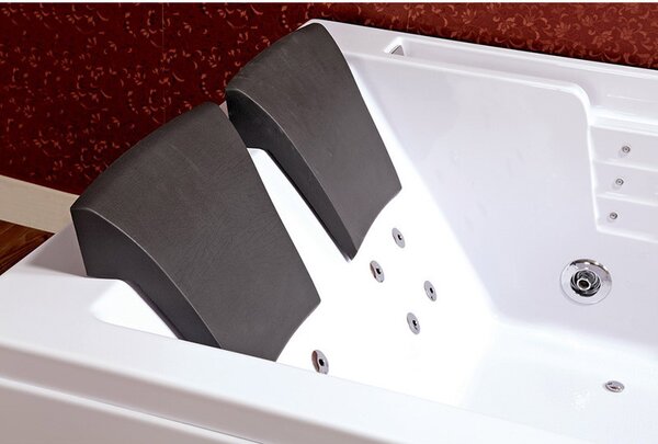 BPS-koupelny Hydromasážní vana HYD-FE606BH-L 180x120 LEVÁ s ohřevem vody