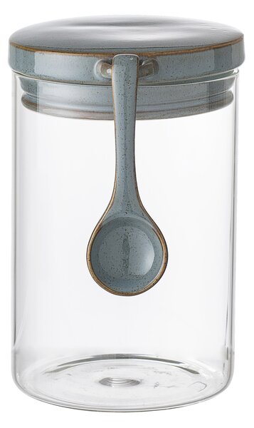 Bloomingville Dóza Pixie s keramickou lžičkou 1,5l
