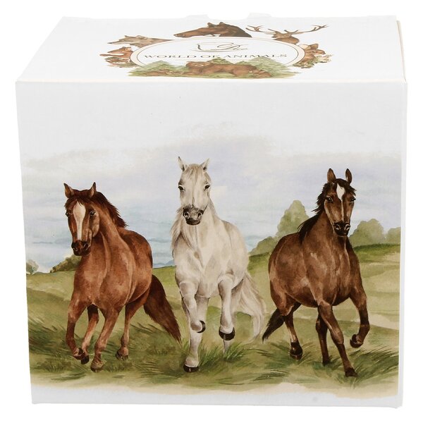 Porcelánový hrnek Horses 400 ml