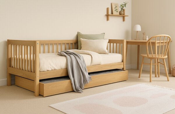 -25 % Dny MOMENTI– Vipack Dubová zásuvka k posteli Forrest 190 x 90 cm