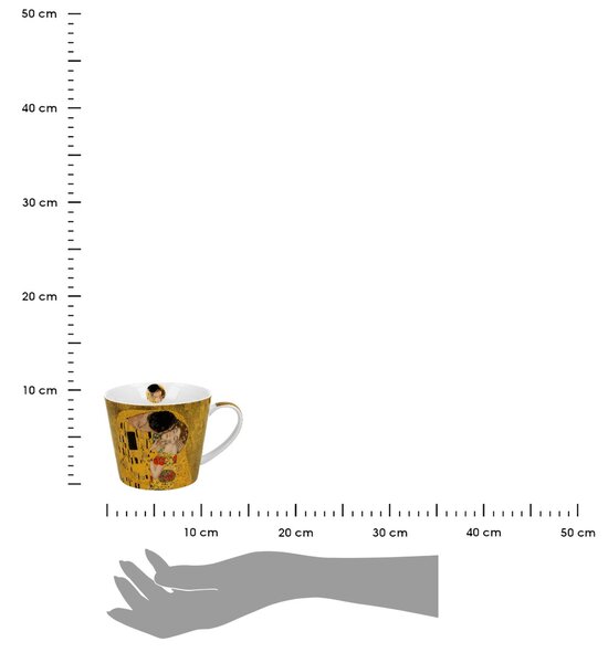Porcelánový hrnek Klimt The Kiss 600 ml