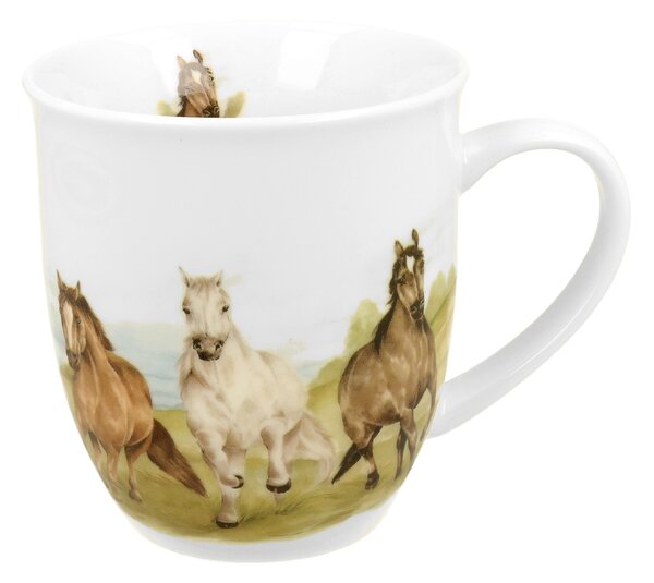 Porcelánový hrnek Horses 400 ml