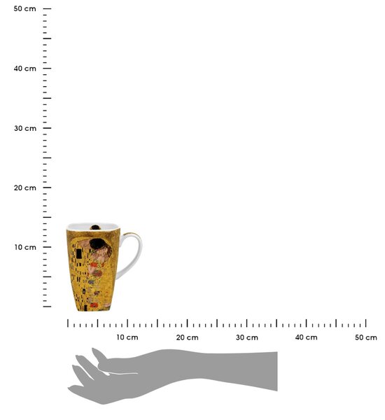 Porcelánový hrnek Klimt The Kiss Classic 650 ml