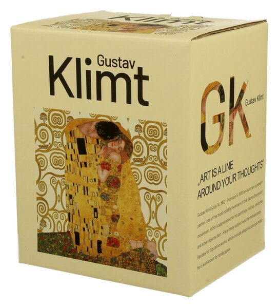 Porcelánový hrnek Klimt The Kiss Ecru 650 ml
