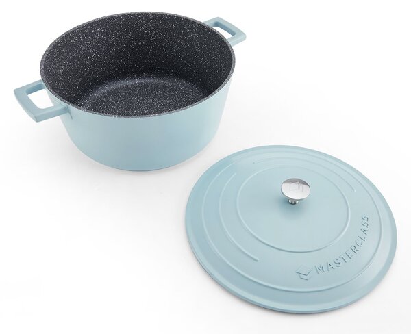 Sada Hrnců MasterClass 20, 24 a 28 cm (4 l) nepřilnavé pastelově modré MCMCRDSKY3