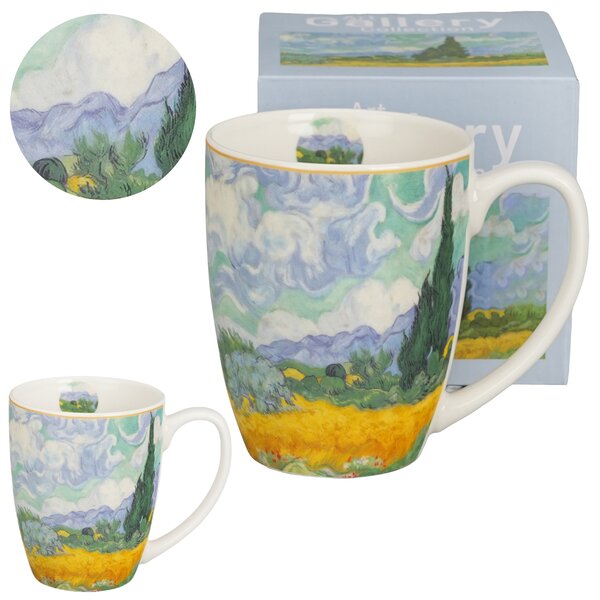 Porcelánový hrnek Van Gogh Wheat Field 360 ml