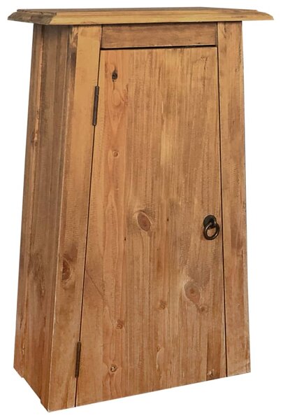 Koupelnová nástěnná skříňka masivní borovice 42 x 23 x 70 cm