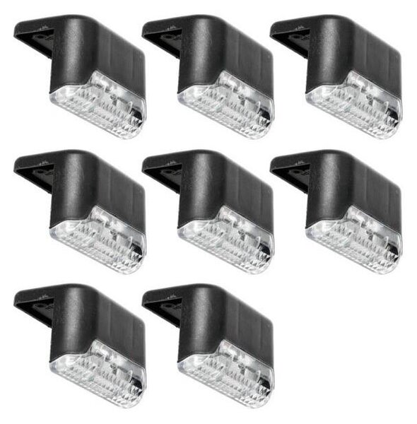 SADA 8x LED Solární osvětlení schodiště LED/0,06W/1,2V 3000K IP44 600 mAh