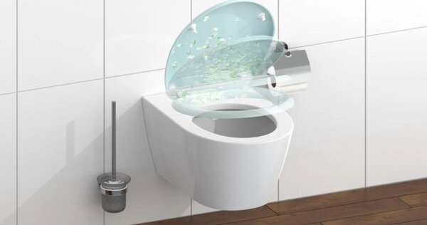 Eisl Sanitär WC prkénko Duroplast Soft Close Flower in The Wind 82381