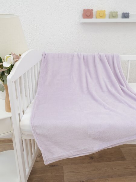 MK Lůžkoviny Dětská deka do postýlky mikroplyš Exclusive 80 × 100 cm – Laura lila