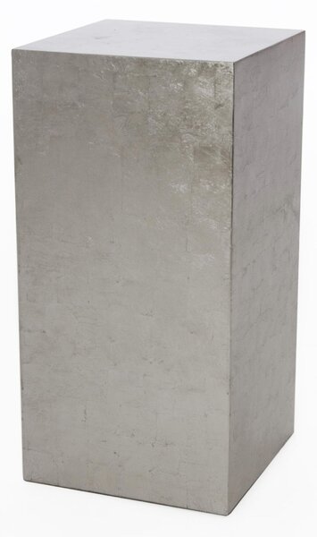 Podstavec PODEST, sklolaminát, výška 60 cm, stříbrný lesk