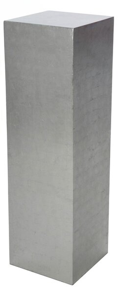 Podstavec PODEST, sklolaminát, výška 100 cm, stříbrný lesk