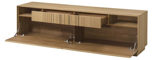 Szynaka TV stolek s LED osvětlením Join 180 cm dub přírodní