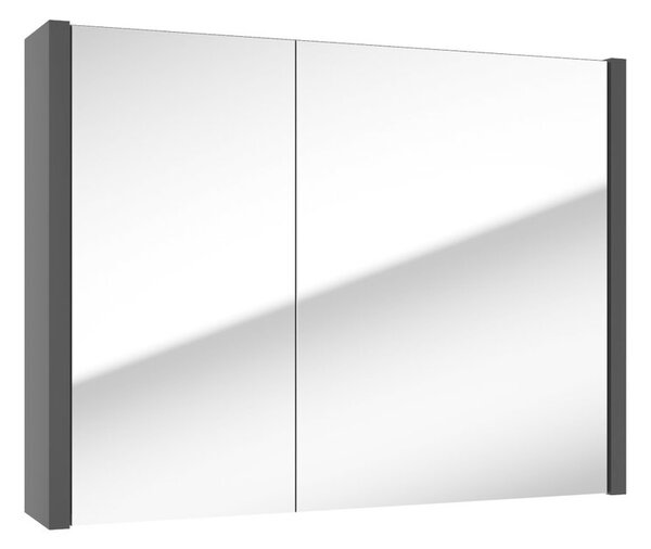 Zrcadlová skříňka SAT Delano 80x60 cm lamino černá DELANOG80C