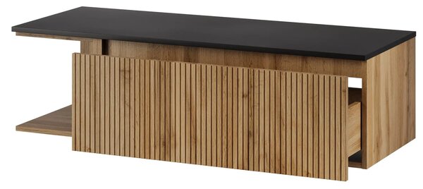 Szynaka Závěsná skříňka pod umyvadlo Loris 42 120 cm dub Wotan/černá