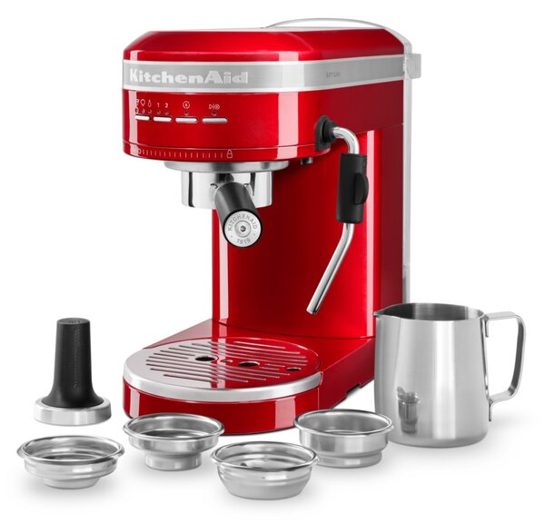 Pákový kávovar KitchenAid Artisan 5KES6503 - červená metalíza