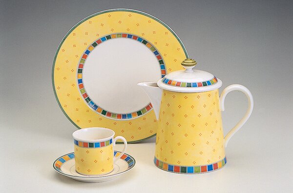 Villeroy&Boch Villeroy & Boch Twist Alea Limone šálek s podšálkem