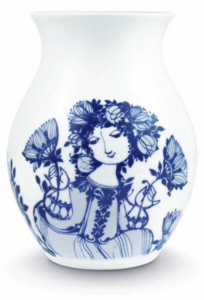 Porcelánová váza Amelia blue H21, Bjorn Wiinblad Dánsko