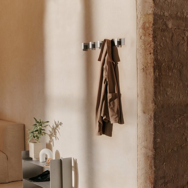 FERM LIVING Nástěnný věšák Lager, Black