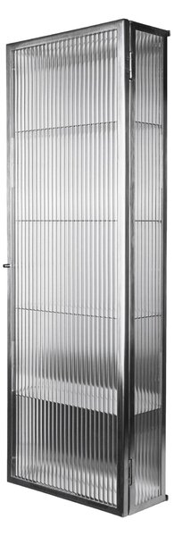 FERM LIVING Nástěnná skříňka Haze Tall, Brushed Stainless Steel