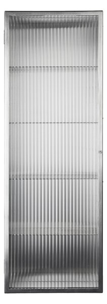 FERM LIVING Nástěnná skříňka Haze Tall, Brushed Stainless Steel