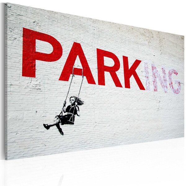 Obraz - Parkování (Banksy) 60x40