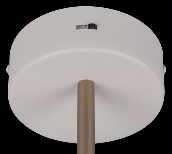 Trio T240270176 LED nástěnné svítidlo KEATON | 10W integrovaný LED zdroj | 1x1200lm | 2300+3000+4000K | Trio - SwitchDimmer | šedá