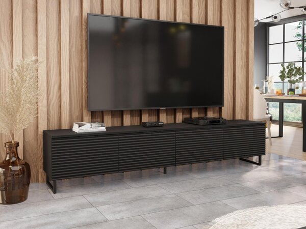 TV stolík/skrinka Kotoni 200, Barva: černý grafit / černá 5903211299070