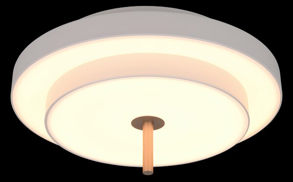 Trio T640210176 LED přisazené stropní svítidlo KEATON | 34W integrovaný LED zdroj | 1x4000lm | 2300+3000+4000K | Trio - SwitchDimmer | šedá