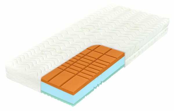 Měkká zdravotní matrace BEZVA BINGO SOFT, 20cm, 140x200cm, 130kg, líná pěna