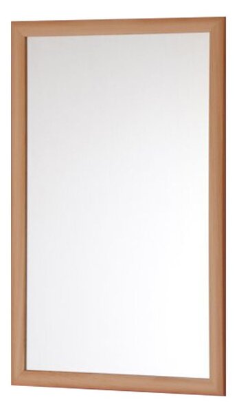 Zrcadlo v rámu, 30 × 50 cm, přírodní dřevo