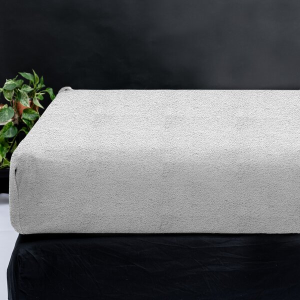 Sleeptime Šedé mikroplyšové prostěradlo Velikost: 90x200