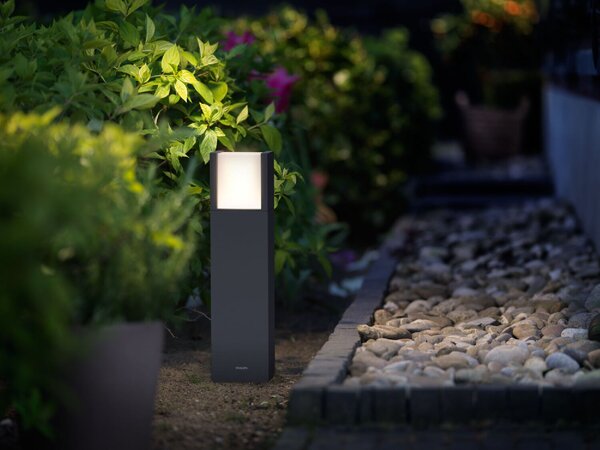 Arbour UltraEfficient venkovní sloupkové LED svítidlo 3,8W 800lm 2700K 40cm IP44, antracitové