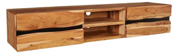 Designový závěsný TV stolek Argentinas 160 cm akácie