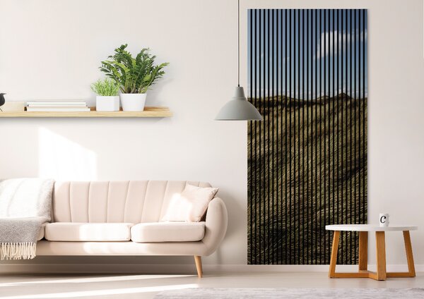Neuhofer Designový akustický panel „Travnaté kopce“ (Gras01) Vyberte požadovaný rozměr: NR. 4: 1693 x 2400 mm (3 panely)
