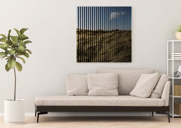Neuhofer Designový akustický panel „Travnaté kopce“ (Gras01) Vyberte požadovaný rozměr: NR. 4: 1693 x 2400 mm (3 panely)