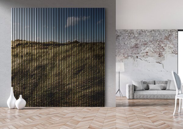 Neuhofer Designový akustický panel „Travnaté kopce“ (Gras01) Vyberte požadovaný rozměr: NR. 4: 1693 x 2400 mm (3 panely)