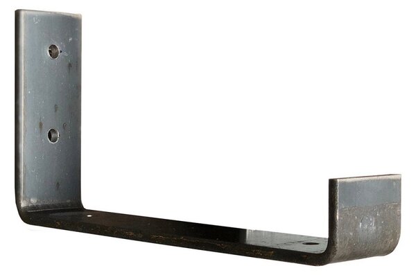 Kalune Design Nástěnná police LAM II 40 cm ořech/černá
