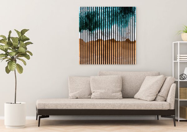 Neuhofer Designový akustický panel „Moře“ (Meer01) Vyberte požadovaný rozměr: NR. 1: 573 x 573 mm (1 panel)