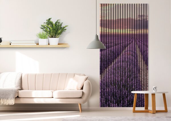 Neuhofer Designový akustický panel „Levandulové pole“ (Lavendel01) Vyberte požadovaný rozměr: NR. 4: 1693 x 2400 mm (3 panely)