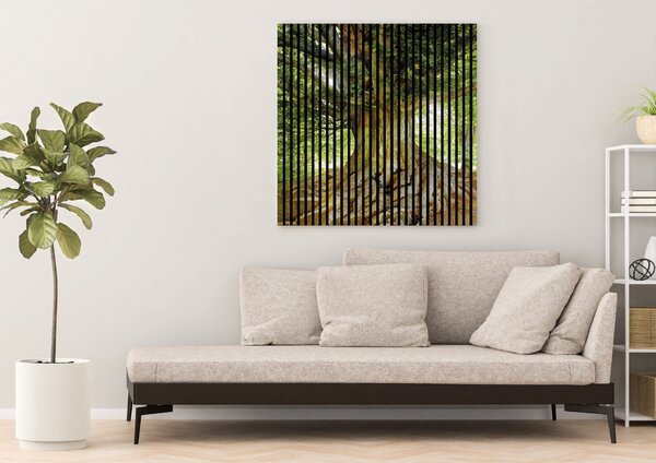 Neuhofer Designový akustický panel „Strom“ (Baum01) Vyberte požadovaný rozměr: NR. 3: 1133 x 2400 mm (2 panely)