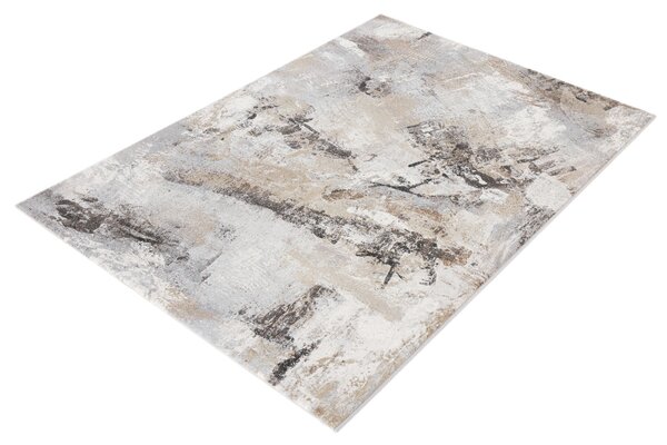 Moderní kusový koberec Ragolle Argentum 93825 9243 Abstraktní béžový šedý Rozměr: 80x150 cm