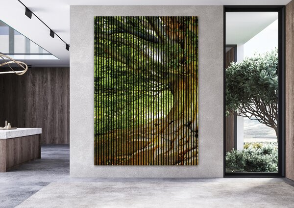 Neuhofer Designový akustický panel „Strom“ (Baum01) Vyberte požadovaný rozměr: NR. 3: 1133 x 2400 mm (2 panely)