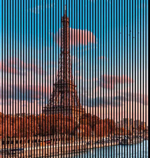 Neuhofer Designový akustický panel „Eiffelova věž“ (Eiffelturm01) Vyberte požadovaný rozměr: NR. 1: 573 x 573 mm (1 panel)
